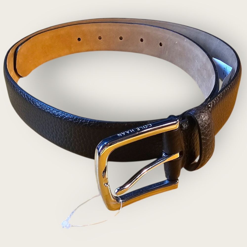 ✨ Cole Haan Pebble Pant Belt – Genuine Leather | Size 32